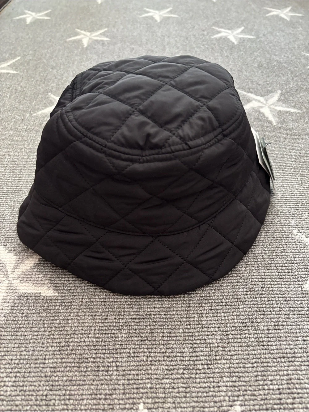H&M Quilted Black Bucket Hat - Men's Fashion Accessory NWT